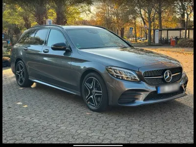 Gebraucht Mercedes C220 AMG line 194 PS (142 kW) 2018 Grau Kombi