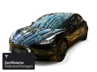 Gebraucht Tesla Model 3 Performance 377 kW (513 PS) 2022 Solid black Limousine