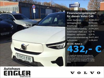 Crystal white Gebraucht 2022 Volvo C40 Plus SUV | 31.990 € (Fairer Preis)