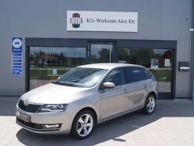 Gebraucht Skoda Rapid Clever 110 PS (80 kW) 2018 Beige Kleinwagen