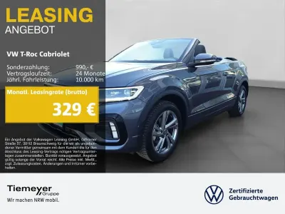 Brugt VW T-Roc Cabriolet R-line 150 HK (110 kW) 2025 Grå Cabriolet