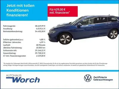 Gebraucht VW Passat 193 PS (141 kW) 2025 Blau Kombi