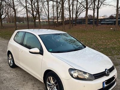 Gebraucht VW Golf VI Comfortline 122 PS (89 kW) 2009 Weiß Kleinwagen