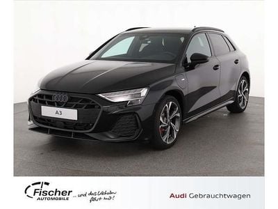 Mythosschwarz metallic Gebraucht 2025 Audi A3 Sportback e-tron S-Line Kleinwagen | 43.980 €