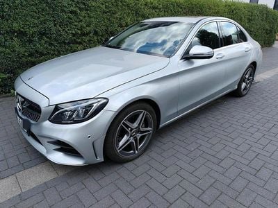 Usata Mercedes C220 AMG 170 CV (125 kW) 2018 Argento Berlina