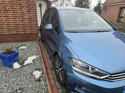 Gebraucht VW Golf Sportsvan Allstar 110 PS (80 kW) 2017 Blau Van / Kleinbus