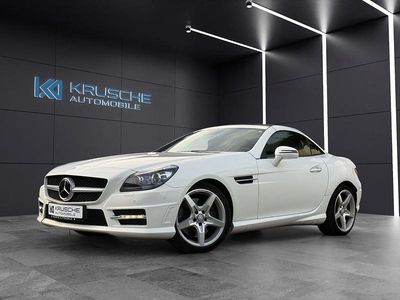 Weiß Gebraucht 2013 Mercedes SLK350 AMG line Cabrio | 21.990 € (Etwas zu teuer)