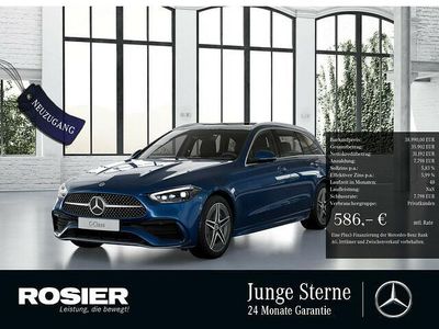 Używany Mercedes C300e AMG 313 KM (230 kW) 2021 Niebieski Kombi