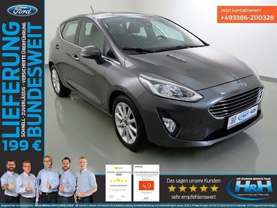 Usata Ford Fiesta Titanium 101 CV (74 kW) 2018 Grigio Utilitaria