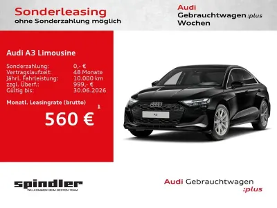 Usata Audi A3 Advanced Plus 150 CV (110 kW) 2024 Nero Berlina