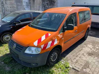 Gebraucht VW Caddy 105 PS (77 kW) 2009 Leuchtorange Van / Kleinbus