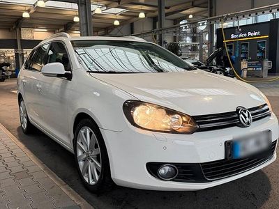 Gebraucht VW Golf V Highline 2009 Weiß Kombi