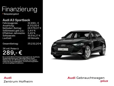 Brugt Audi A3 Advanced 150 HK (110 kW) 2025 Sort Sedan