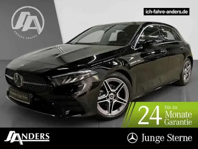 Brugt Mercedes A200 AMG 163 HK (119 kW) 2024 Sort Sedan