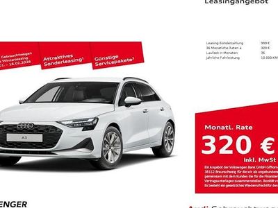 Weiß Gebraucht 2025 Audi A3 Advanced Limousine | 33.390 € (Guter Preis)