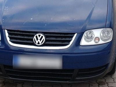 Gebraucht VW Touran 90 PS (66 kW) 2006 Blau Van / Kleinbus