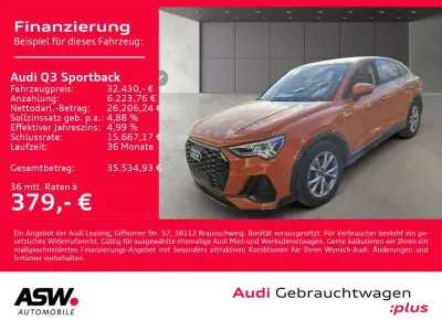 Usata Audi Q3 Sportback S-Line 150 CV (110 kW) 2023 Arancione SUV