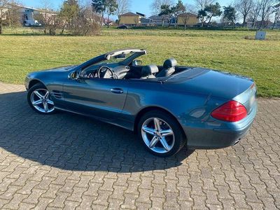 Usata Mercedes SL350 Edition 245 CV (180 kW) 2004 Blu Cabrio