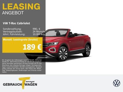 Gebraucht VW T-Roc Cabriolet Goal 116 PS (85 kW) 2025 Rot Cabrio