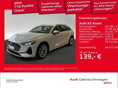 Brugt Audi A5 Sport 204 HK (150 kW) 2025 Hvid Stationcar
