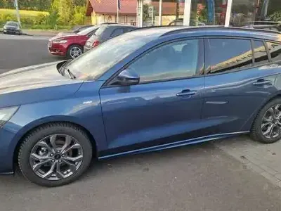 Brugt Ford Focus ST-Line 125 HK (91 kW) 2023 Blå Stationcar