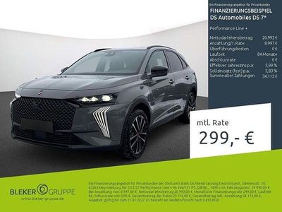 Gebraucht DS Automobiles DS7 Crossback Performance Line Plus 131 PS (96 kW) 2023 Lackierung lacquered grey/metallic klarlack SUV