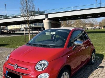 Second-hand Fiat 500C Lounge 69 CP (50 kW) 2017 Roșu Cabrio
