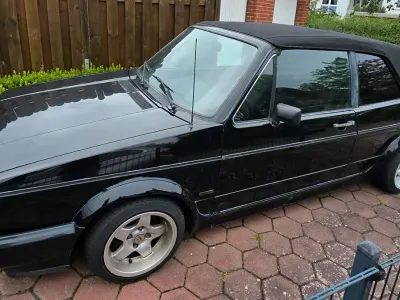 Gebraucht VW Golf Cabriolet 1988 Schwarz Cabrio