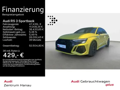 Gebraucht Audi RS3 Sport 400 PS (294 kW) 2023 Pythongelb metallic Limousine