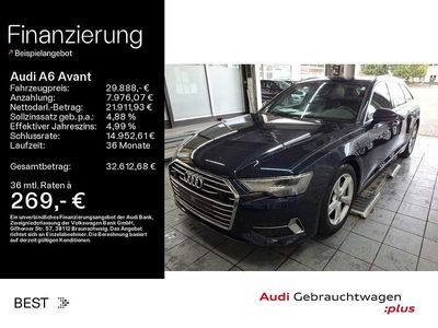 Firmamentblau metallic (metallic) Gebraucht 2022 Audi A6 Sport Kombi | 29.888 € (Superpreis)