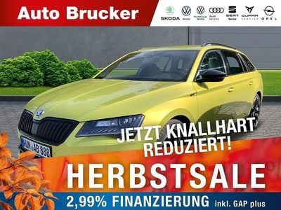 Usata Skoda Superb SportLine 190 CV (139 kW) 2019 Giallo Station wagon