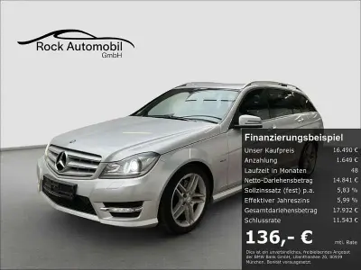 Gebraucht Mercedes C300 AMG line 231 PS (169 kW) 2012 Silber Kombi