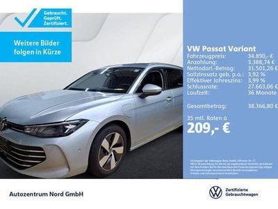 Gebraucht VW Passat Business 204 PS (150 kW) 2025 Oyster silver metallic Kombi