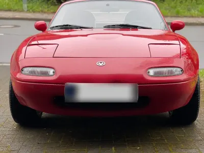 Gebraucht Mazda MX5 90 PS (66 kW) 1997 Rot Cabrio
