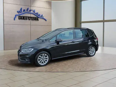 Gebraucht VW Golf Sportsvan 150 PS (110 kW) 2018 Schwarz Van / Kleinbus