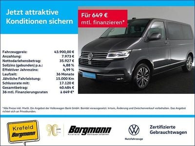 Gebraucht VW Multivan Generation Six 150 PS (110 kW) 2021 Grau / indiumgrau Van