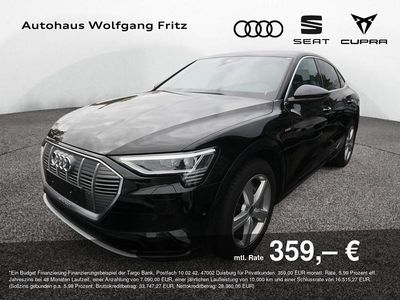 Brugt Audi e-tron Sportback Advanced 300 kW (408 HK) 2022 Sort SUV
