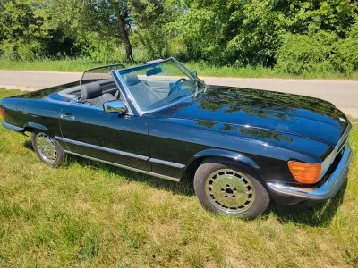 Używany Mercedes 560 227 KM (166 kW) 1987 Czarny Kabriolet