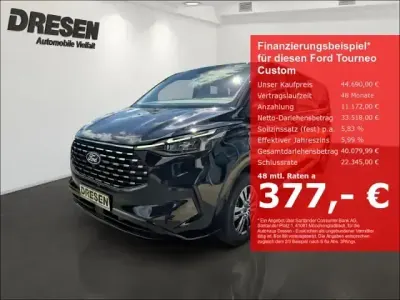Usado Ford Tourneo Custom Titanium 150 HP (110 kW) 2024 Preto Van