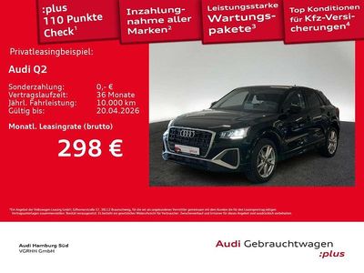 Gebraucht Audi Q2 S-Line 150 PS (110 kW) 2025 0e mythosschwarz metallic SUV
