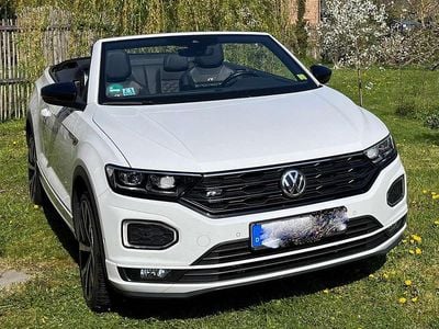 Gebraucht VW T-Roc Cabriolet R-line 150 PS (110 kW) 2020 Weiß Cabrio