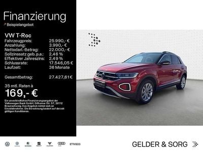 Gebraucht VW T-Roc Style 116 PS (85 kW) 2023 Rot SUV