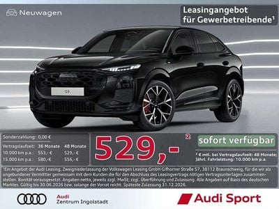 Neu Audi Q3 Sportback Sport 204 PS (150 kW) 2025 Gletscherweiß SUV