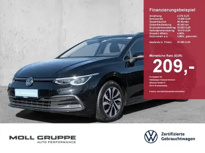 Usata VW Golf VIII Active 150 CV (110 kW) 2023 Nero Station wagon
