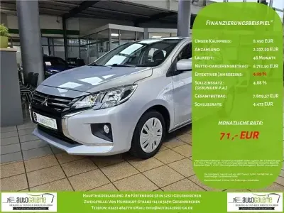 Gebraucht Mitsubishi Space Star 71 PS (52 kW) 2021 Coolsilber metallic Kleinwagen