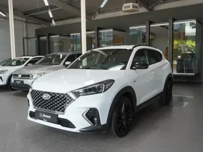 Gebraucht Hyundai Tucson N Line 177 PS (130 kW) 2019 Polar white / sol SUV