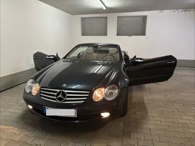 Gebraucht Mercedes SL350 245 PS (180 kW) 2003 Schwarz Cabrio