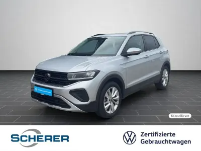 Gebraucht VW T-Cross Life 95 PS (69 kW) 2025 Reflexsilber metallic (metallic) SUV