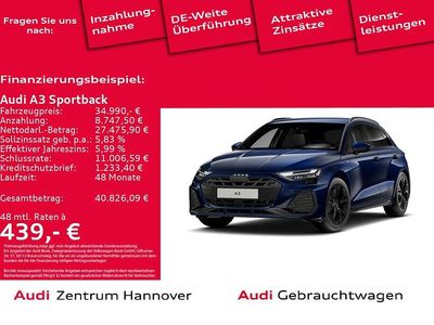 Gebraucht Audi A3 S-Line 150 PS (110 kW) 2024 Navarrablau metallic Limousine