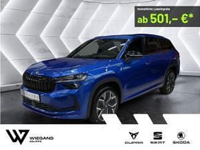 Neu Skoda Kodiaq SportLine 193 PS (141 kW) 2025 Blau (blau / raceblau) SUV